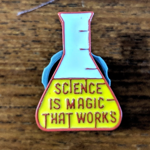 Accessories - Science Is Magic That Works Enamel Pin Badge Accessories - Science Is Magic That Works Enamel Pin Badge